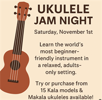 UKULELE JAM - November 1st