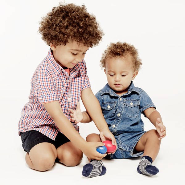 Two brothers enjoy Music Together class.