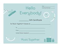 Gift Certificates