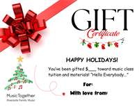 Gift Certificates