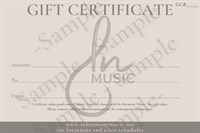 Gift Certificate