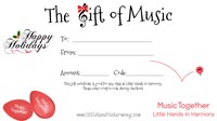 Holiday Gift Certificate