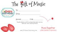 Birthday Gift Certificate