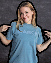 Blue on Blue Comfort Colors Short Sleeve Tee