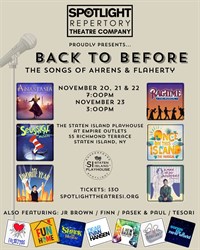 Back to Before, Saturday, November 22nd 7pm