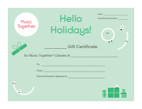 Gift Certificate