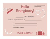 Gift Certificate: $50.00