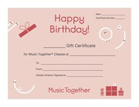 Gift Certificate: $20.00