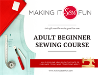 Adult Beginner Gift Certificate