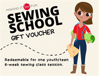 Youth/Teen Gift Certificate