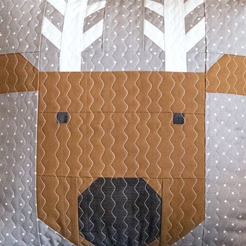 Reindeer Quilt Block Class