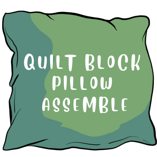 Quilt Block Pillow Assembly