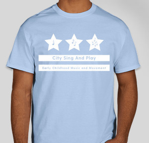 Light Blue Large CSAP Adult T-shirt