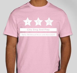 Light Pink Medium CSAP Adult T-shirt