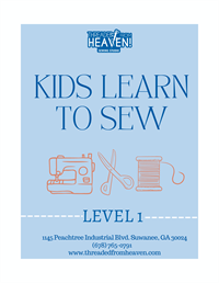 Kids Sewing Book & Patterns Level 1