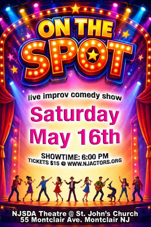 NJSDA PRESENTS: ON THE SPOT! - Live Improv Comedy Show!