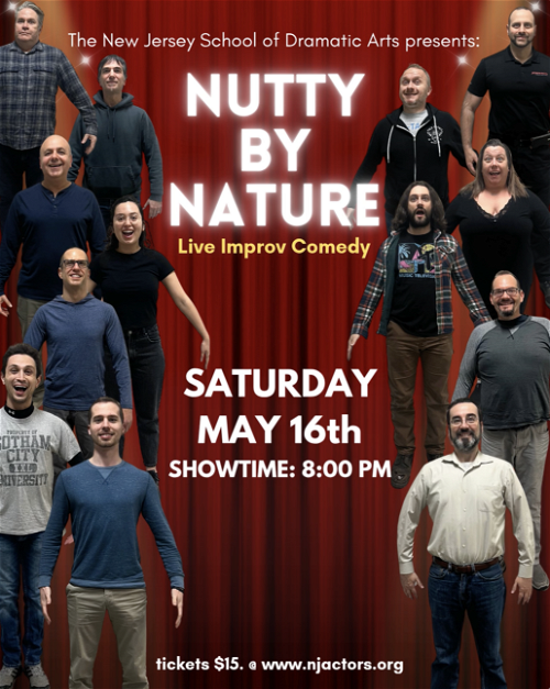 NJSDA PRESENTS: NUTTY BY NATURE - LIVE IMPROV COMEDY SHOW!