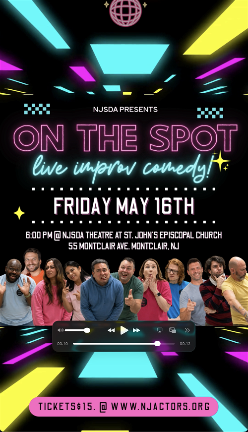 NJSDA PRESENTS: ON THE SPOT! - Live Improv Comedy Show!