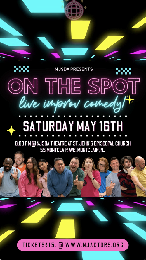 NJSDA PRESENTS: ON THE SPOT! - Live Improv Comedy Show!