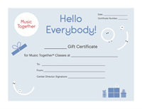 Gift Certificate