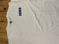 White MMS T-Shirt - Youth L